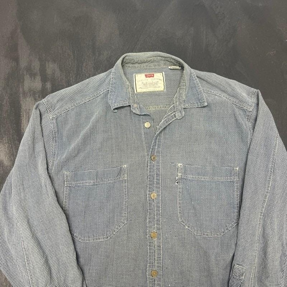 Vintage Levi's Button Up Shirt Mens‎ Small Blue 1990s - Picture 2 of 8